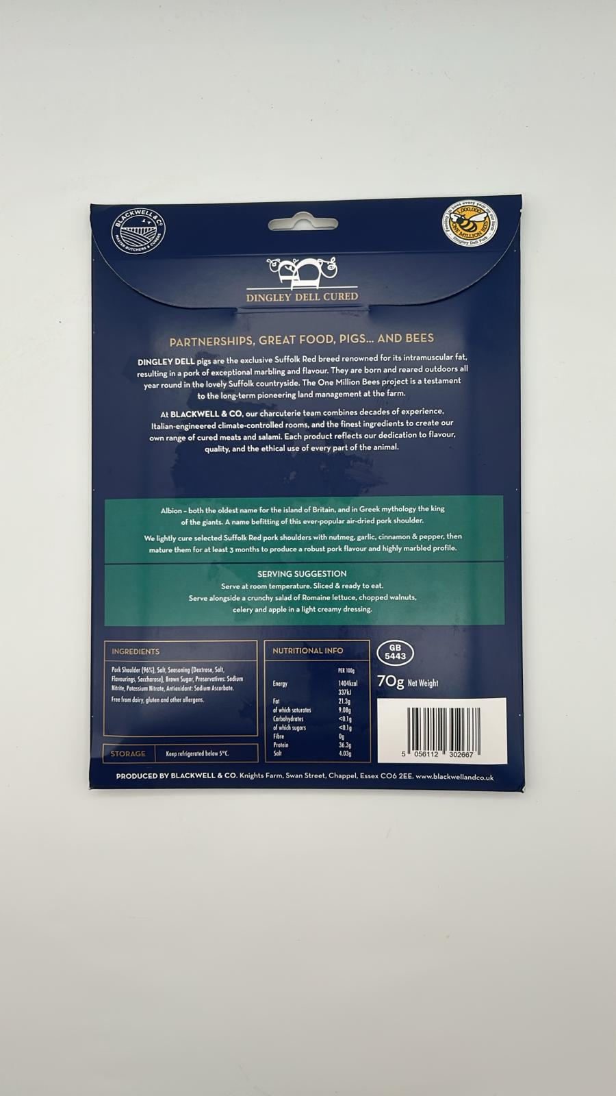 UK Dingley Dell Albion ham 70g