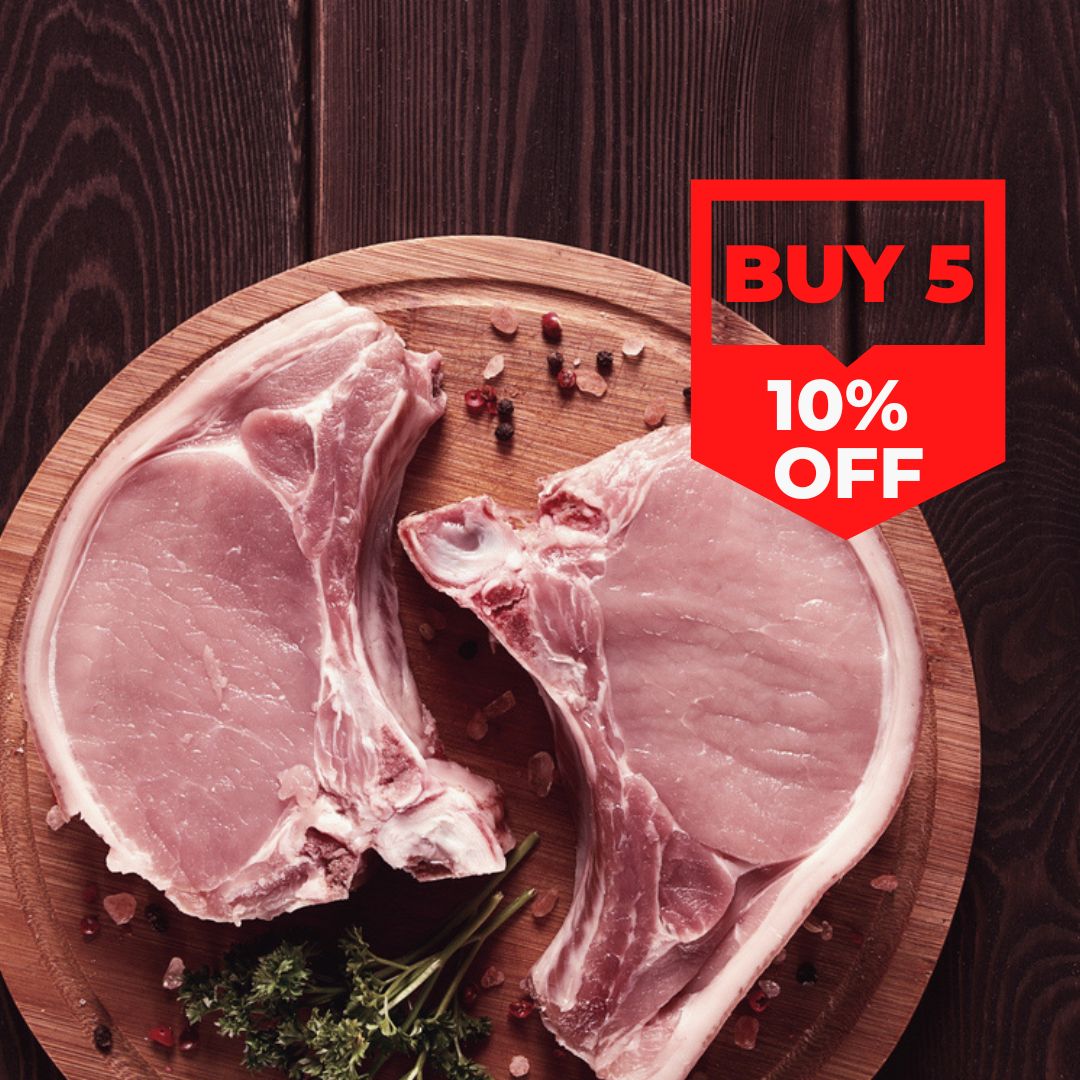 5 Packs Australian Bruemar Pork Chops (2pc / pack)