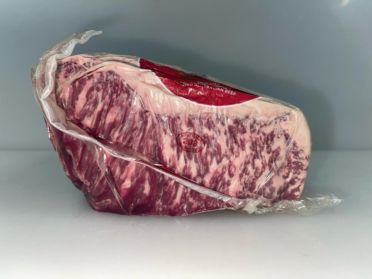 Australian Pheonix Chilled M9+ Striploin Half Cut Piece 3.5-4.5kg (By Weight)