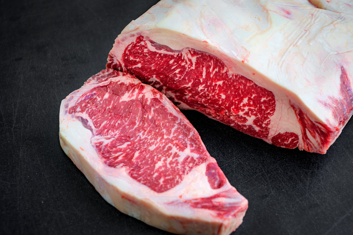 Korean Hanwoo Striploin 1+ ($120/100g)