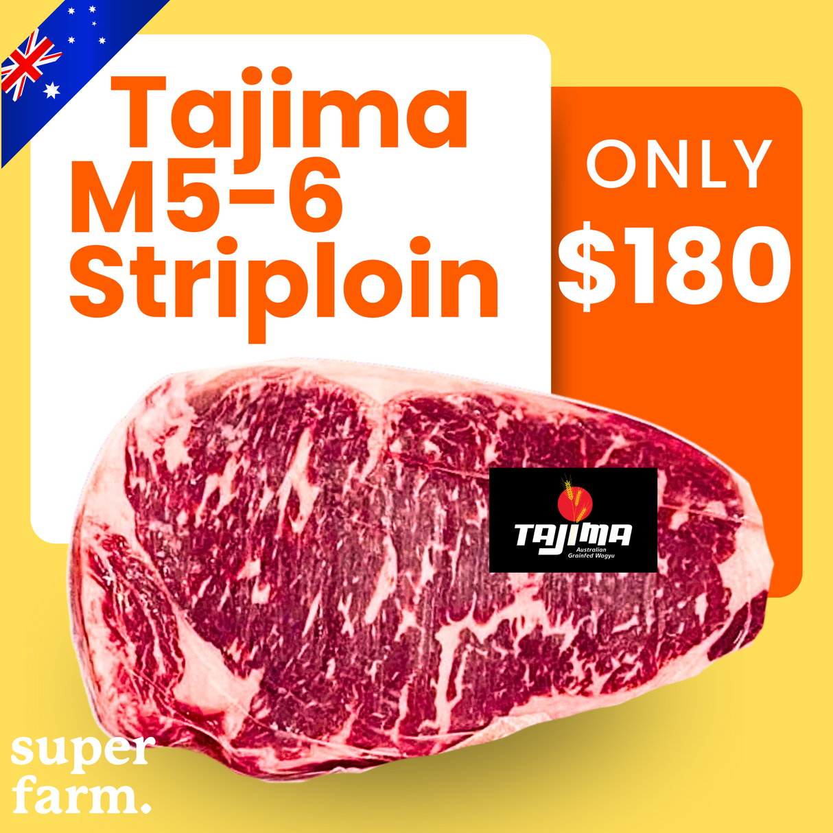 澳洲Super Farm Selection草飼肉眼排 300克