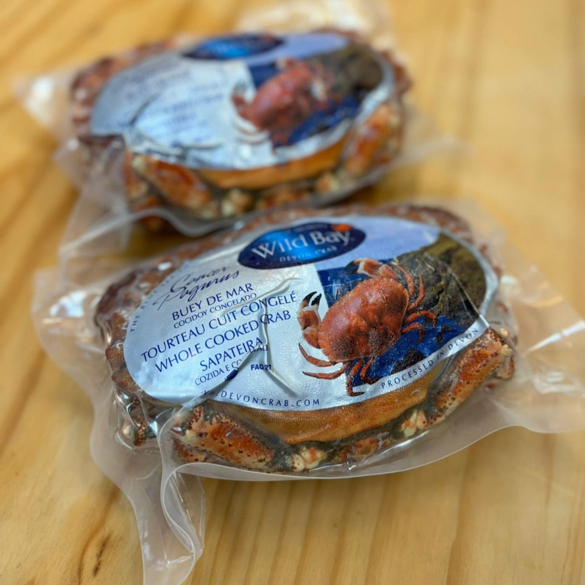 UK Wild Bay Cooked Brown Crab 400-600g