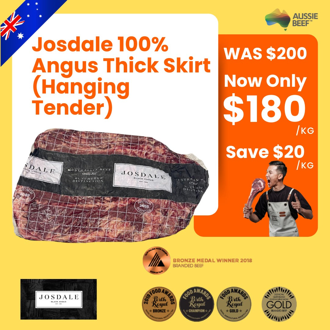 Australian Josdale Angus Thick Skirt Hanger Steak (By Weight Per Kg)