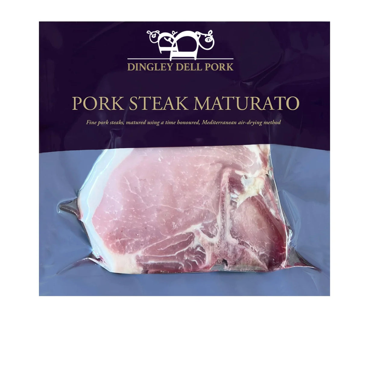UK Dingley Dell Aged Pork T-Bone 280g/pc