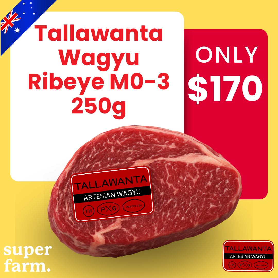 AU Tallawanta M0-3 Wagyu Ribeye 250g