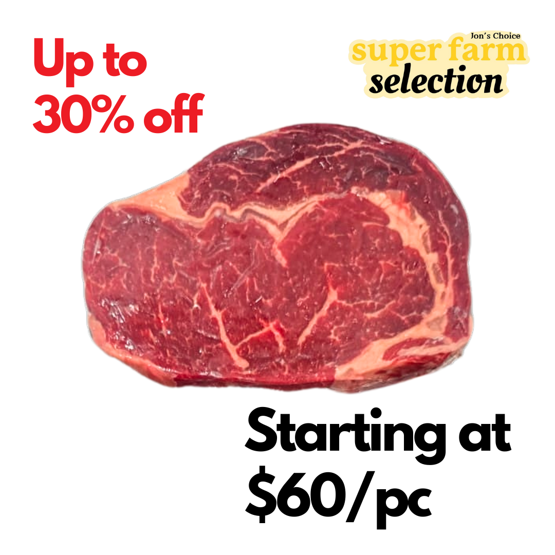 Australian Super Farm Selection Grass-fed Ribeye 300g