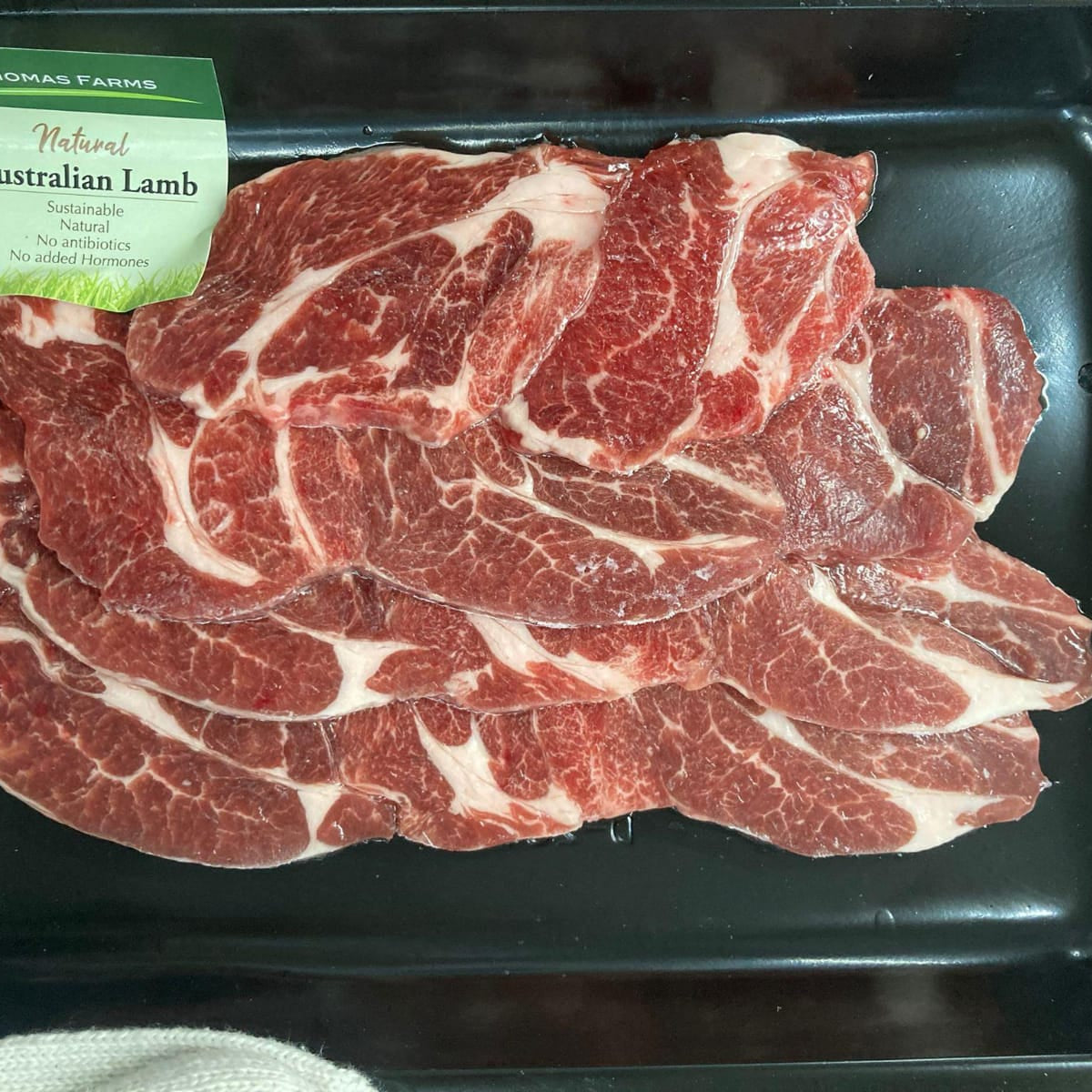 Aust Lamb Neck Fillet – 150g Hot Pot Sliced – Super Farm Foods