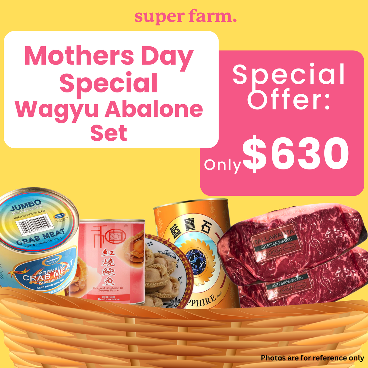 Mother's Day Specials : Set C: Wagyu & Abalone Set