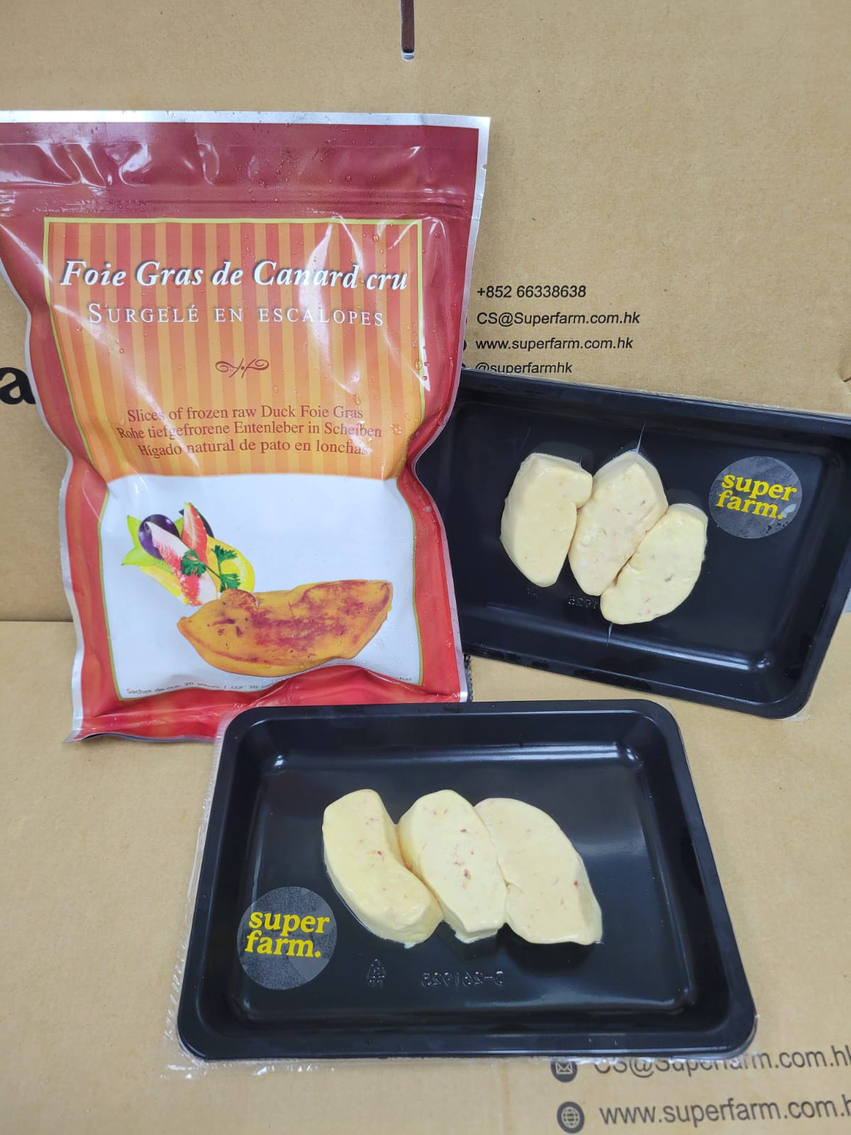 匈牙利鴨肝片 40/60g/pc, 3pcs/pk
